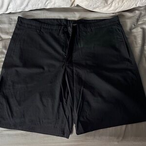Champion Men's Black Flat Front Shorts